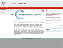 Tablet Screenshot of intranet.irisbusiness.com
